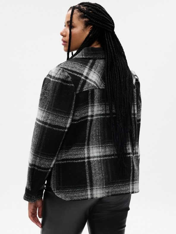 GAP Вълнена риза скъсено яке GAP