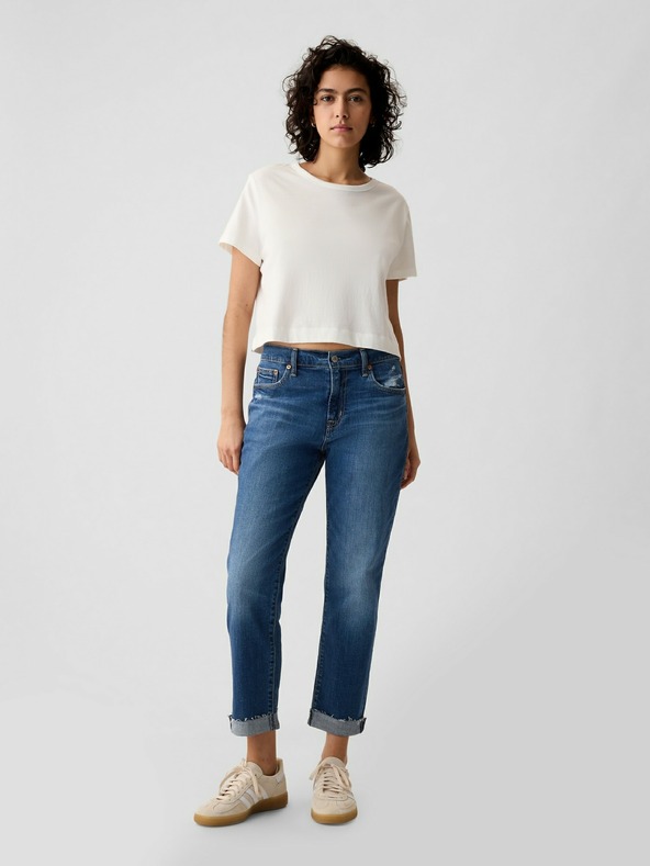 GAP Дънки girlfriend Mid Rise GAP