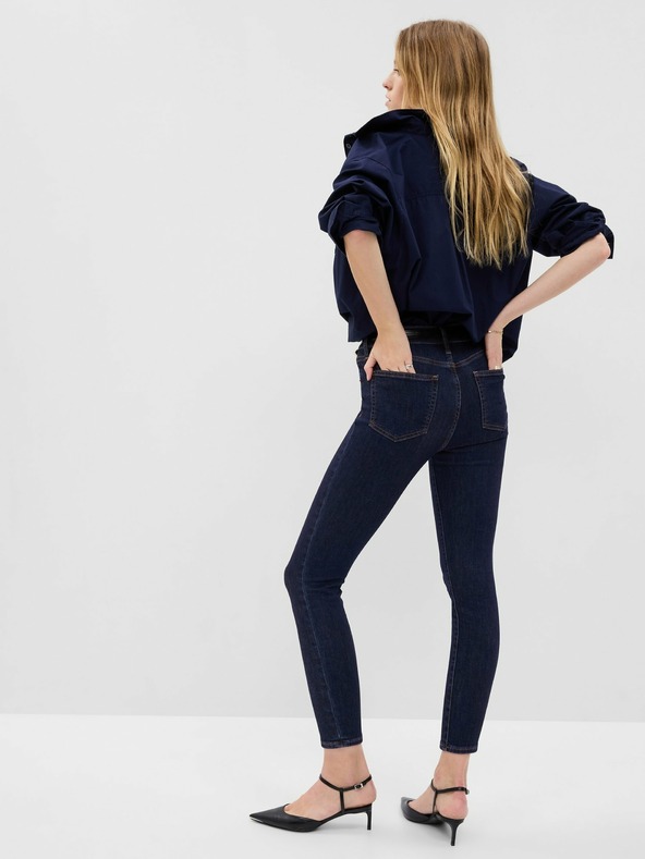 GAP Скини джинси Mid Rise True GAP