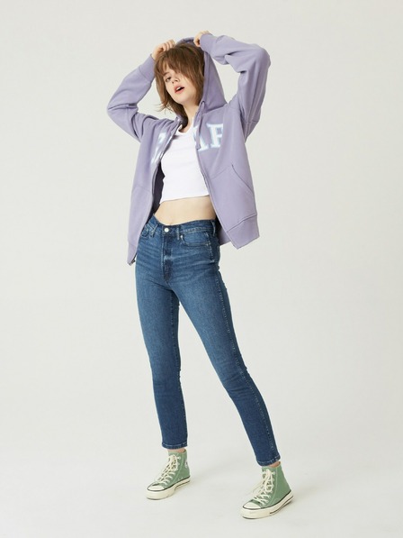 GAP Slim дънки с висока талия Vintage Washwell GAP