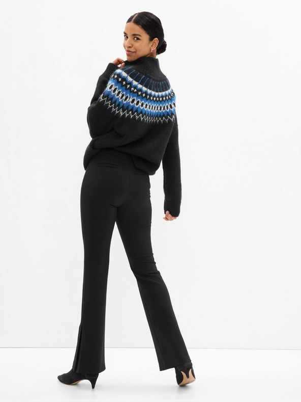 GAP Елегантни високи панталони с разкроени крачоли GAP