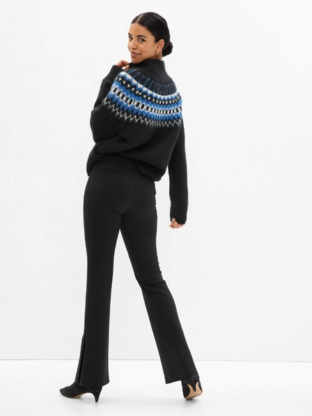 GAP Елегантни високи панталони с разкроени крачоли GAP