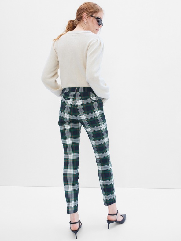 GAP Карирани тесни панталони bi-stretch GAP