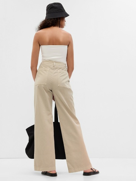 GAP Панталони Loose Khaki GAP