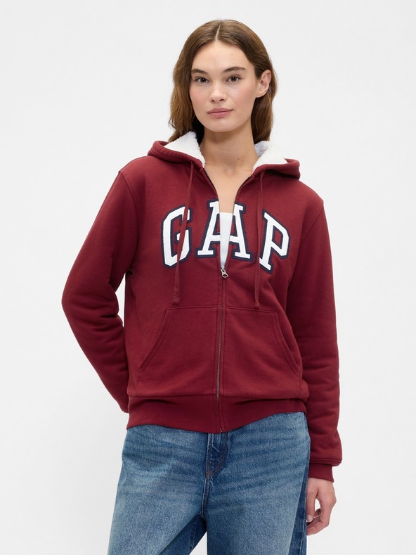 GAP Топъл суитшърт Logo Sherpa GAP