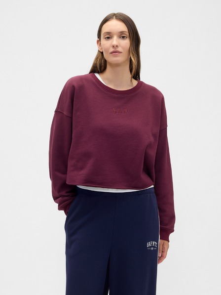 GAP Oversize crop суитшърт Heavyweight GAP