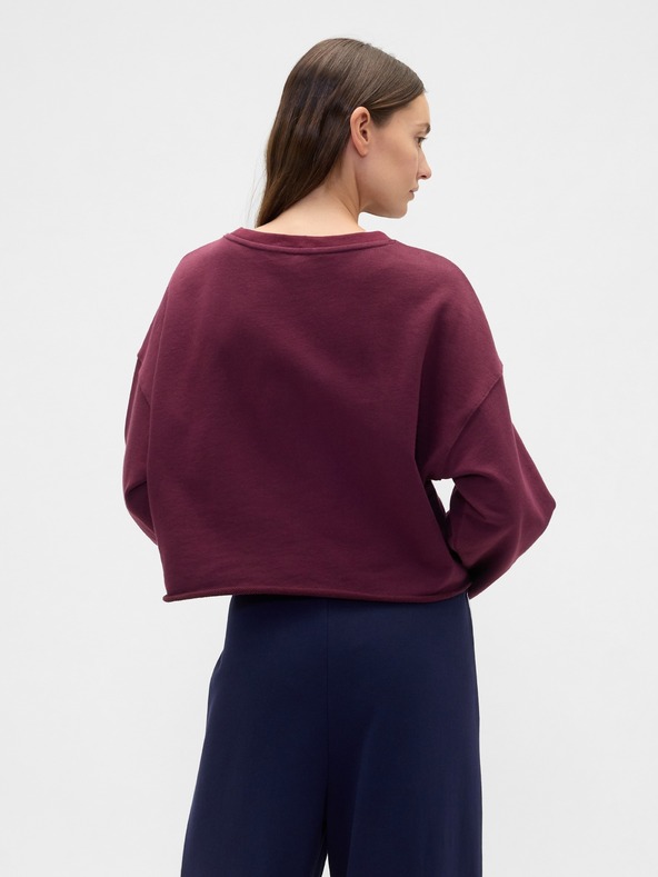 GAP Oversize crop суитшърт Heavyweight GAP