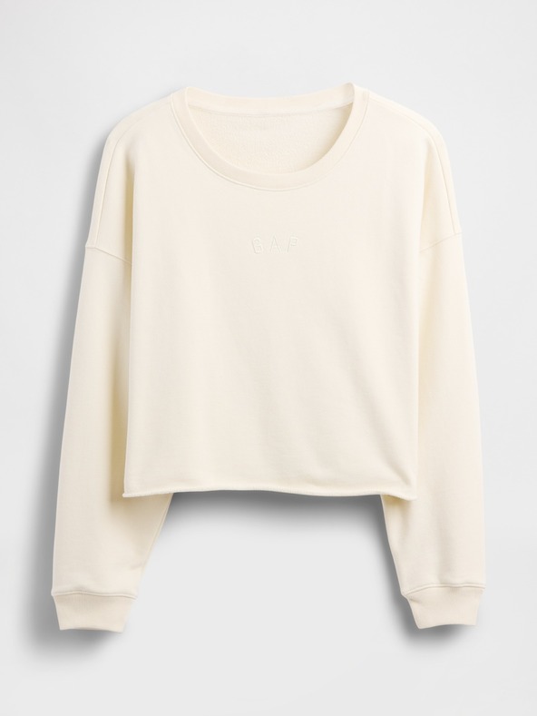 GAP Oversize crop суитшърт Heavyweight GAP