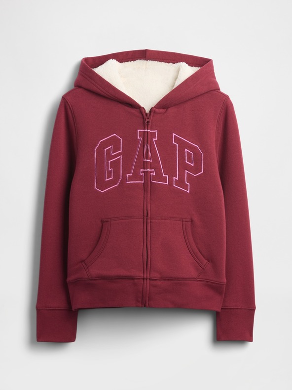 GAP Детски затоплен суитшърт Logo Fleece GAP