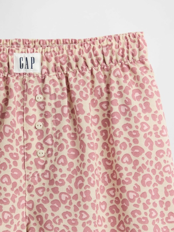GAP Детски фланелени пижамни шорти GAP