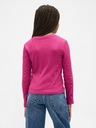 GAP Детска ребрована тениска с лого GAP