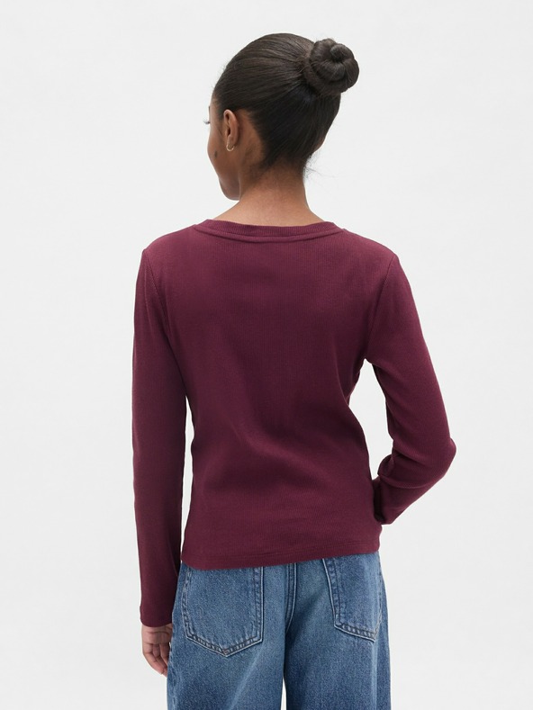 GAP Бебешка тениска с ребра GAP