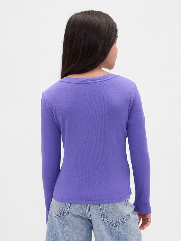 GAP Бебешка тениска с ребра GAP