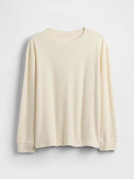 GAP Детска тениска с вафлена шарка GAP