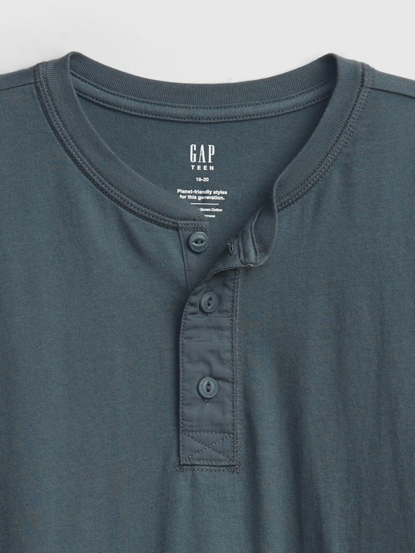 GAP Детска Henley тениска GAP
