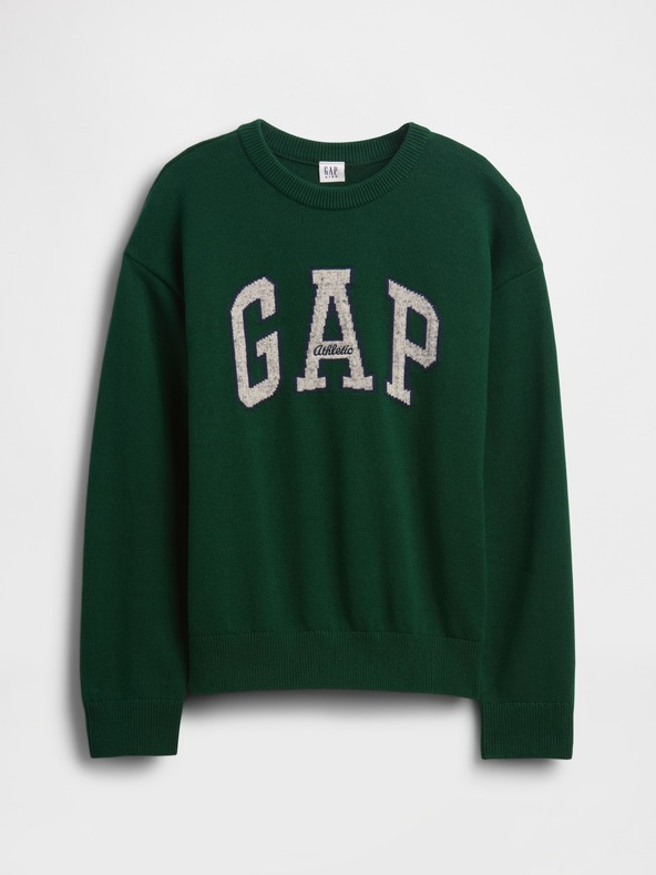 GAP Детски пуловер с логото на GAP