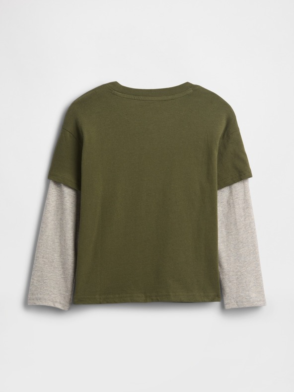 GAP Бебешка тениска с принт GAP