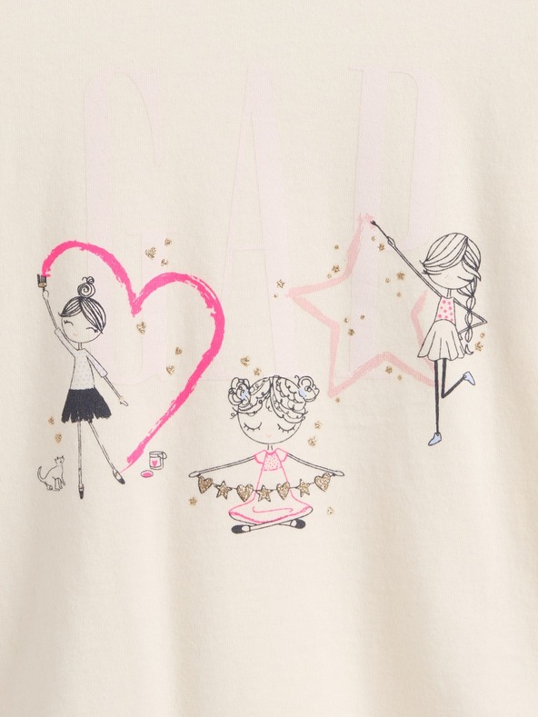 GAP Детска тениска с логото на GAP