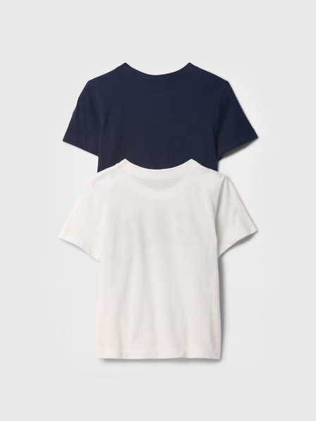 GAP Бебешка тениска с лого, 2 бр. GAP