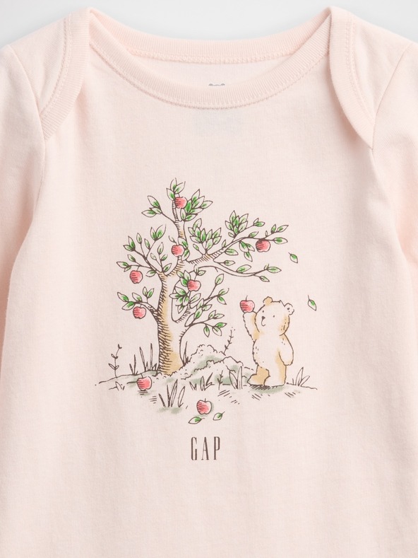 GAP Бебешко боди с лого Gap