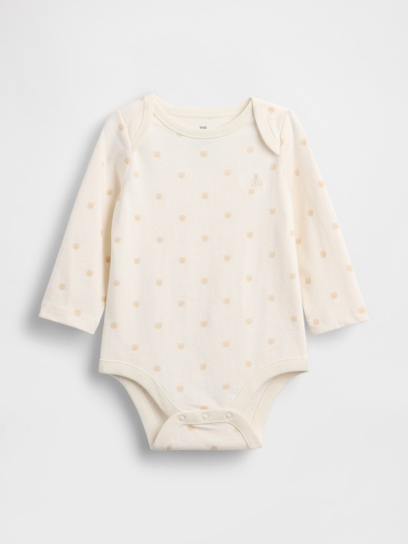 GAP Бебешко боди с лого Gap