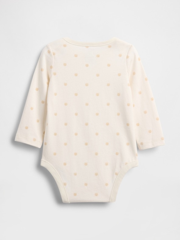 GAP Бебешко боди с лого Gap