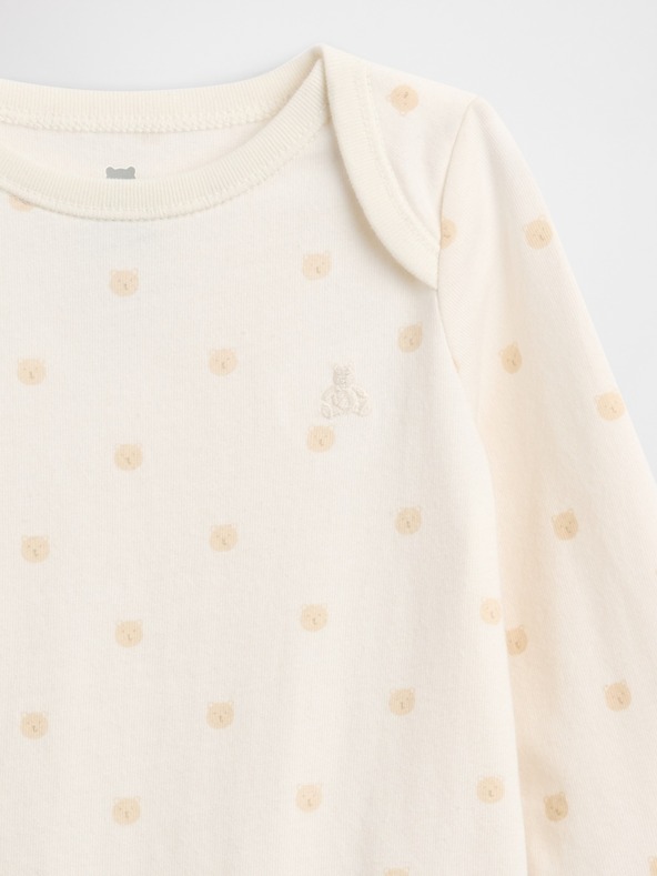 GAP Бебешко боди с лого Gap