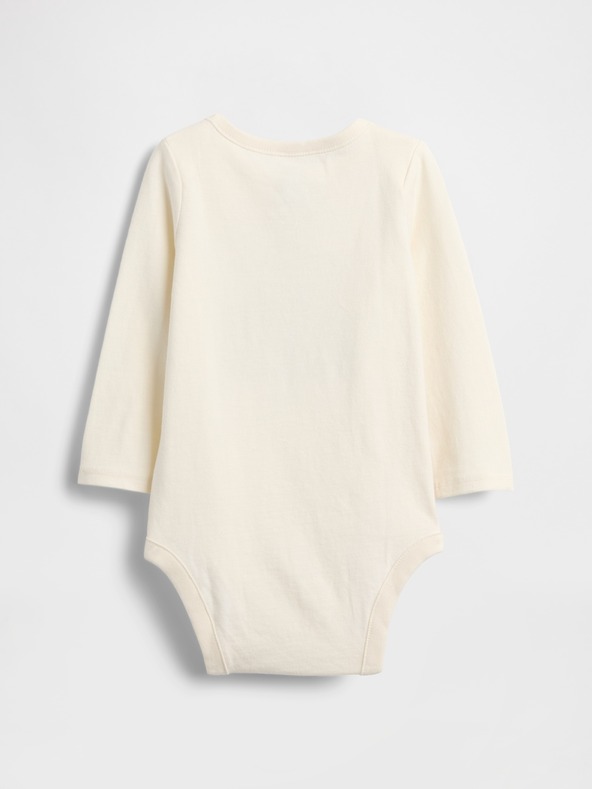 GAP Бебешко боди с лого Gap