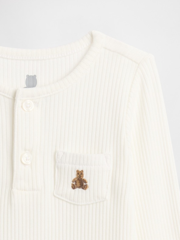 GAP Бебешки рипсени унисекс бодита GAP