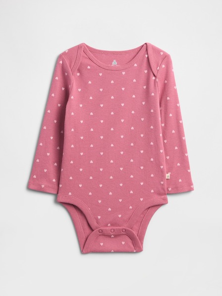 GAP Бебешко боди с лого Gap