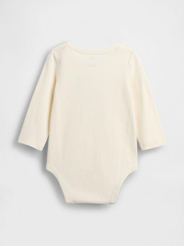 GAP Бебешко боди с лого Gap