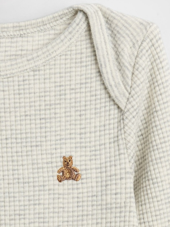 GAP Бебешки рипсени унисекс бодита GAP