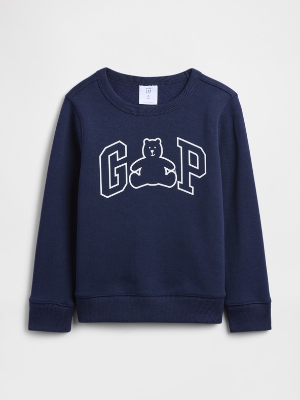 GAP Бебешки суитшърт с логото на GAP