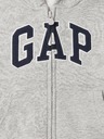 GAP Бебешки суитшърт с логото на GAP