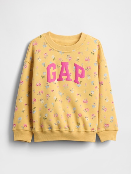 GAP Бебешки суитшърт с лого VintageSoft GAP
