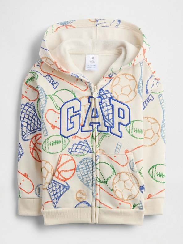 GAP Бебешки суитшърт с логото на GAP