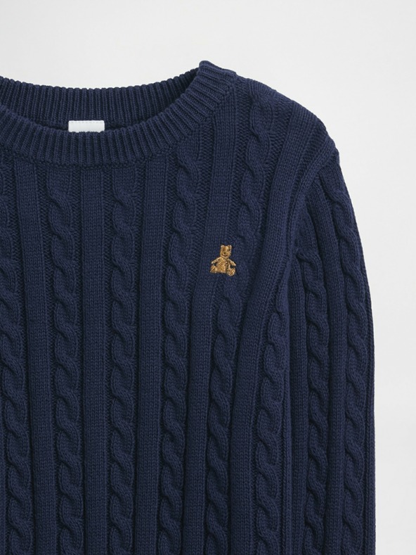 GAP Бебешки плетен пуловер Brannan Bear GAP