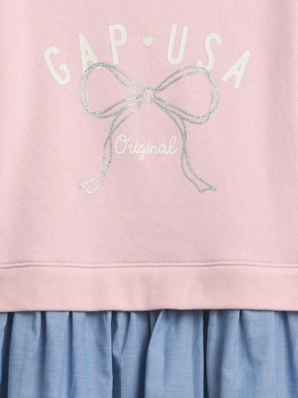 GAP Бебешка рокля с логото на GAP