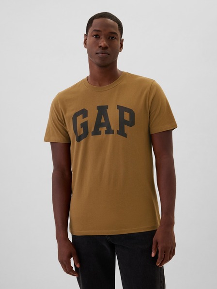 GAP Памучна тениска с логото на Gap