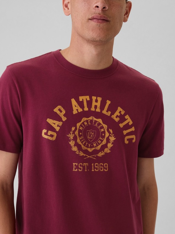 GAP Памучна тениска с логото на Gap