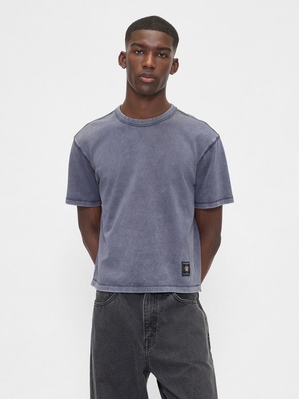 GAP Crop тениска Heavyweight GAP