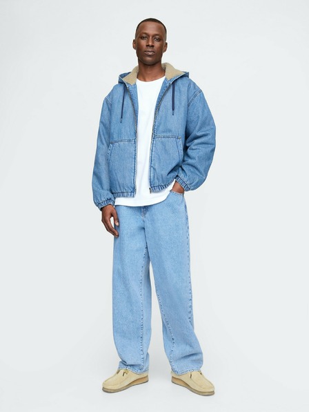 GAP Джинсов oversize sherpa суитшърт GAP