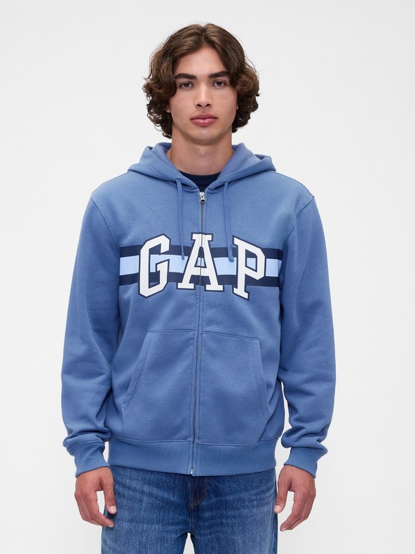 GAP Суитшърт с лого на цип GAP