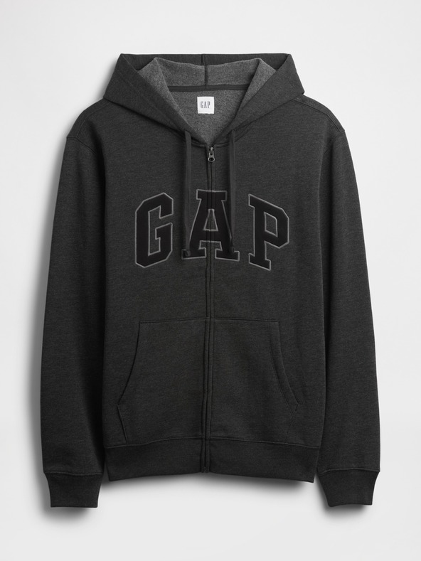 GAP Суитшърт с цип и лого на Gap