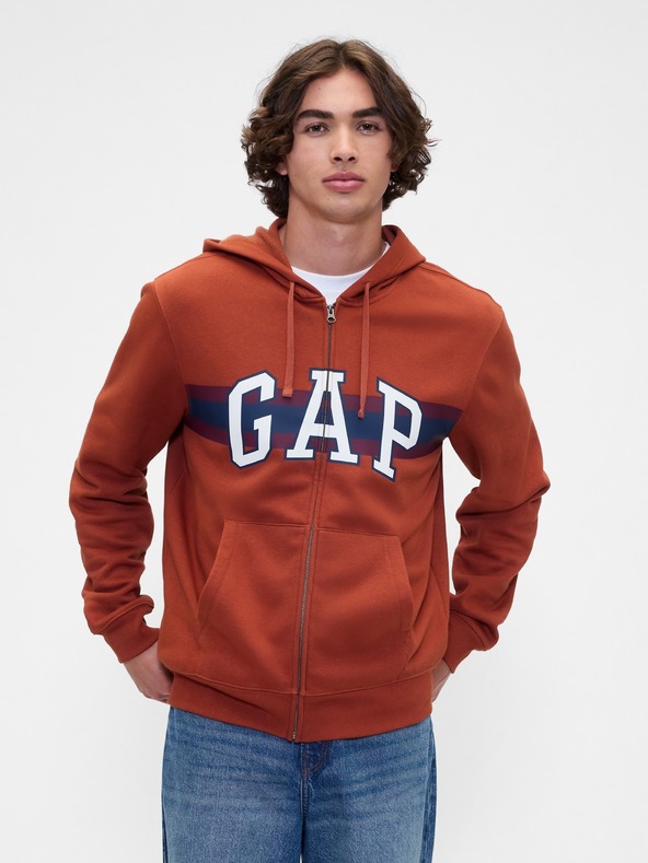 GAP Суитшърт с лого на цип GAP