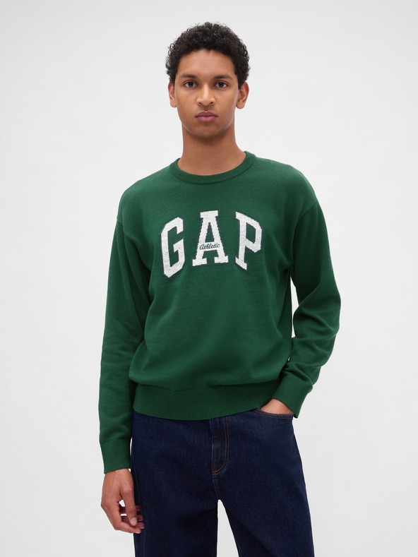 GAP Пуловер с логото на GAP
