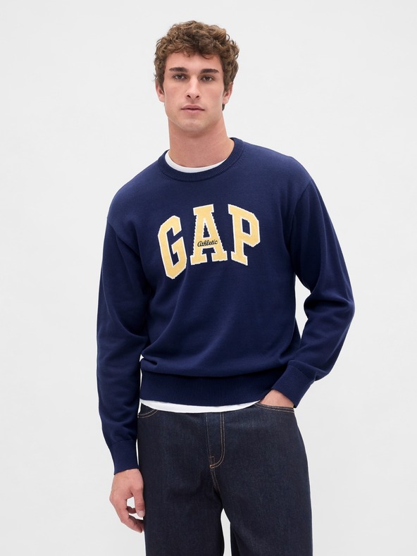 GAP Пуловер с логото на GAP