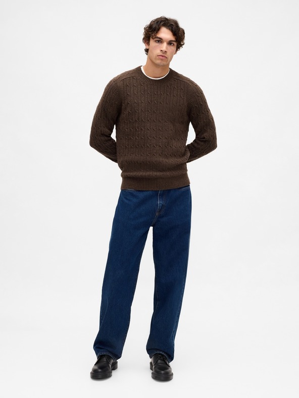 GAP Плетен пуловер от мерино вълна GAP