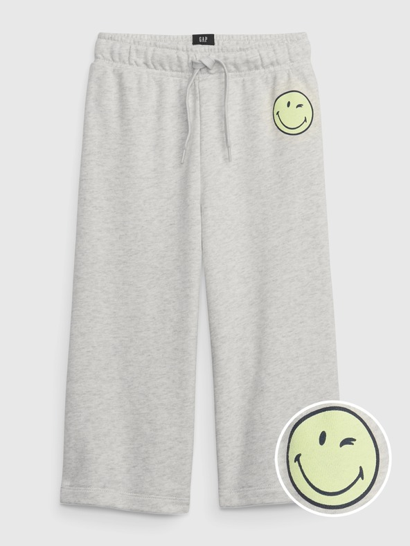 GAP Бебешки спортни панталони Gap × SmileyWorld® GAP