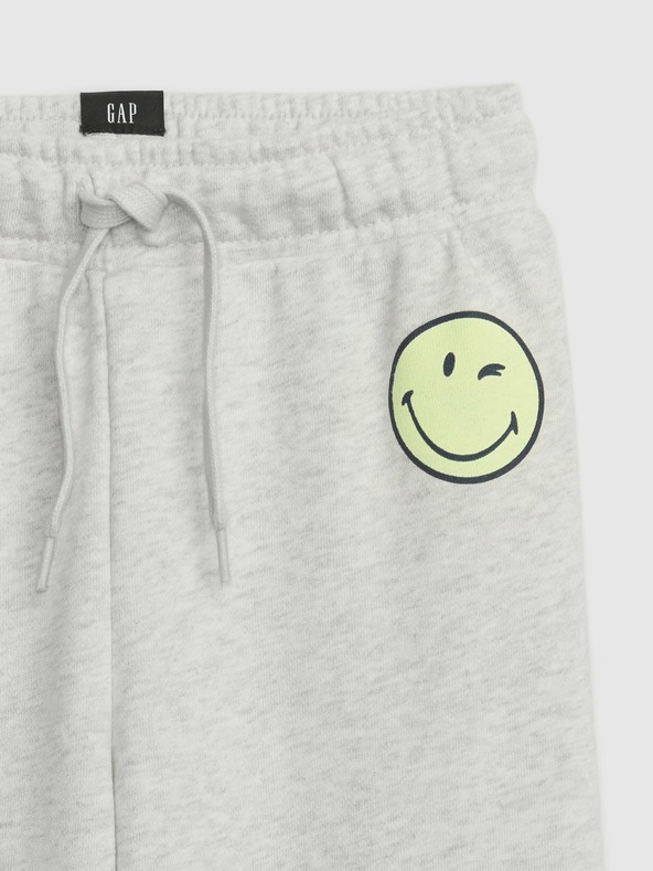 GAP Бебешки спортни панталони Gap × SmileyWorld® GAP